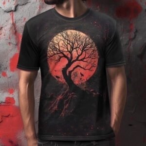 Tree Of Darkness - Men's Crew Neck T-Shirt