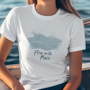 Flow With Peace - Unisex Organic Cotton T-Shirt