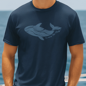 Go With The Flow - Unisex Organic Cotton T-Shirt